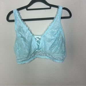 Adore Me Mint Green Lace Bralette Size 1X